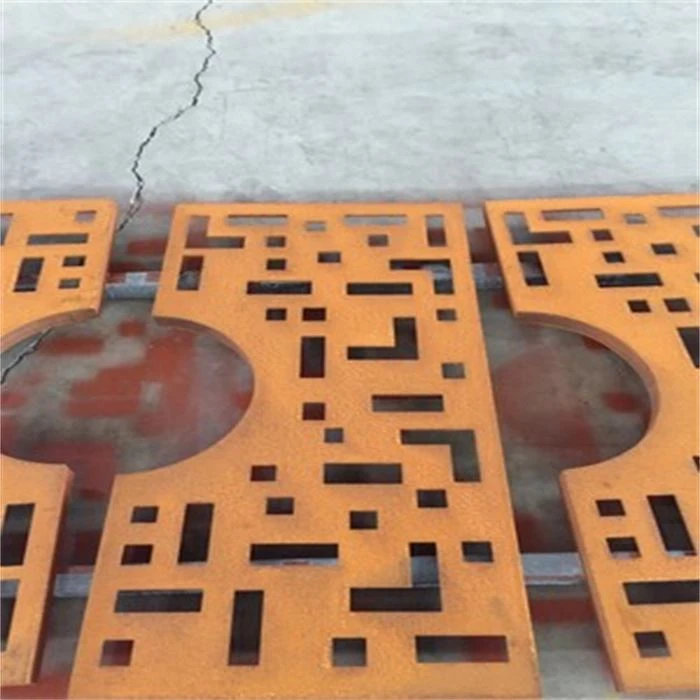Decorative Garden Planter Rusty Corten Steel Flower Box